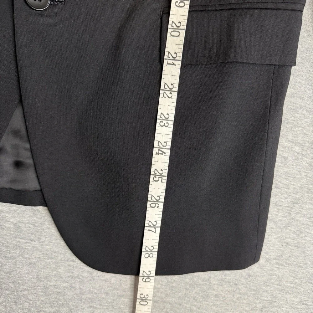 Theory Men Black Chambers Slim-Fit Tuxedo Blazer Suit Jacket Sport Coat Size 40S